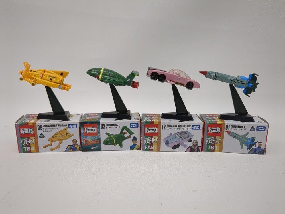 トミカ サンダーバードセット 4種 トミカサンダーバードコレクション4台新品 TOMY サンダーバードセット